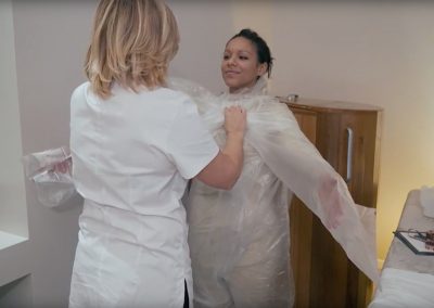Trattamento Riducella con bendaggi drenanti e dimagranti